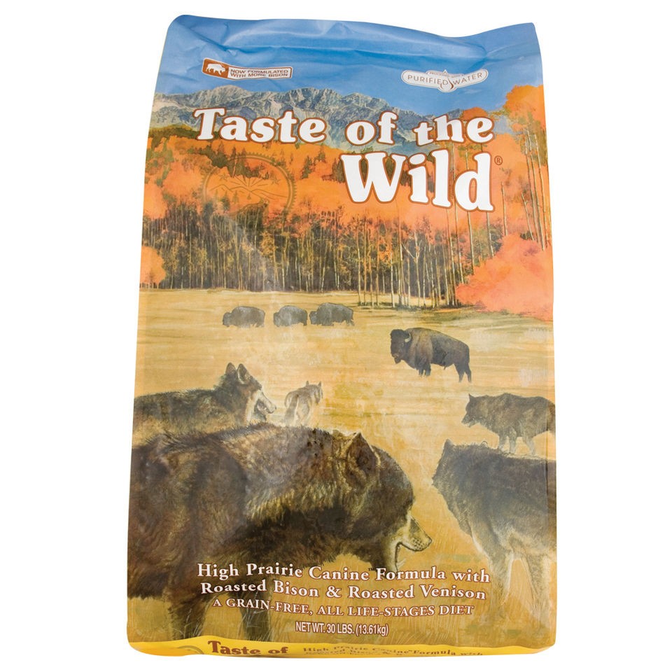   the Wild High Prairie Grain Free Dry Dog Food, Bison & Venison 30 lb