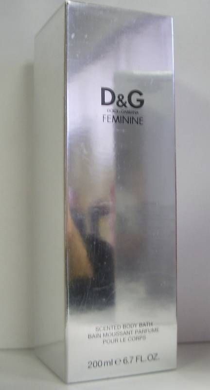 DOLCE AND GABBANA FEMININE SHOWER GEL 200 ML/6.8 OZ NIB