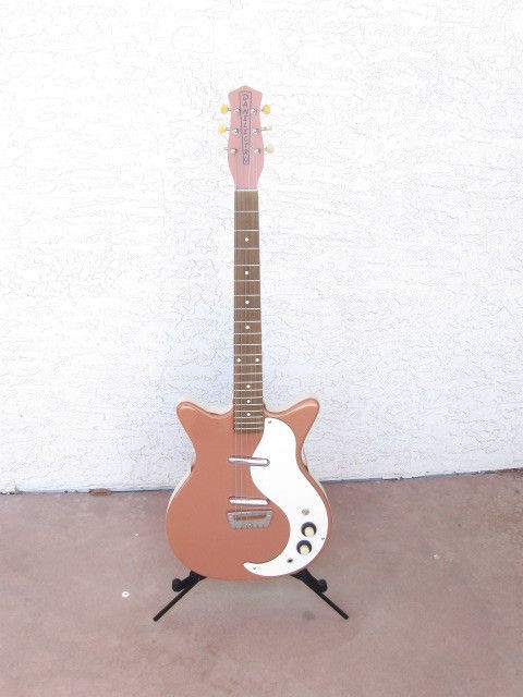 DANELECTRO 59 6 STRING ELECTRIC GUITAR WITH NICE HARD CASE