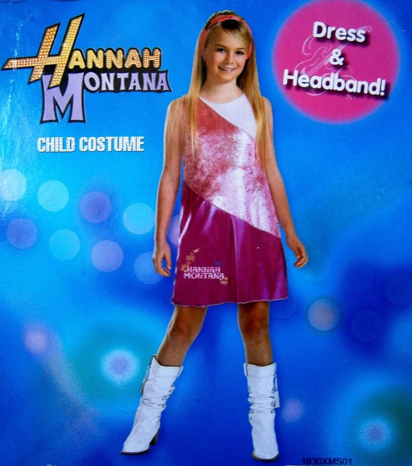 HANNAH MONTANA DISNEY HALLOWEEN COSTUME DRESS UP SMALL 4   6 X