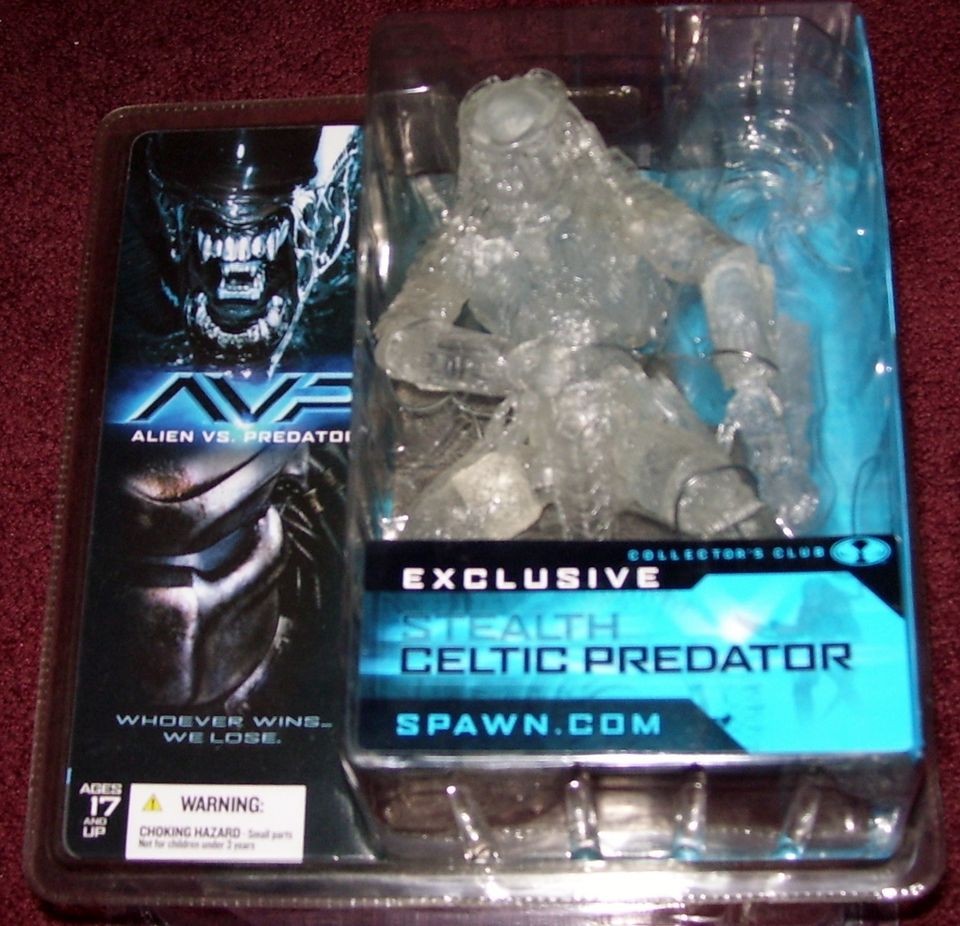 MCFARLANE AVP ALIENS VS PREDATOR STEALTH CELTIC PREDATOR EXCLUSIVE