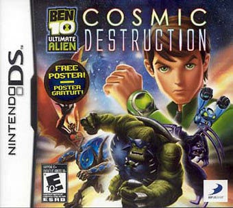   Alien Cosmic Destruction + Poster For Nintendo DS DSi 3DS *NEW
