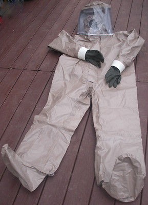 DuPont Tychem CPF 3 Hooded Chemical Protective Suit X Large C 3610T