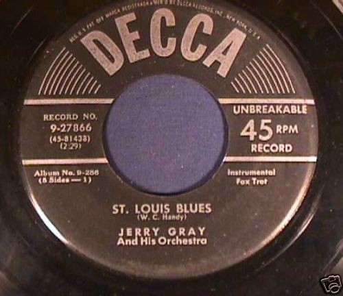 Jerry Gray St Louis Blues / Jeep Jocky Jump 45 Record