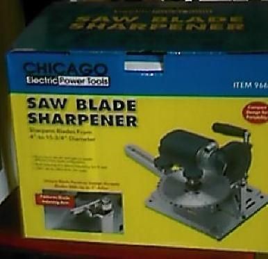 Chicago Electric 120 Volt Circular Saw Blade Sharpener   NIB Mod 96687