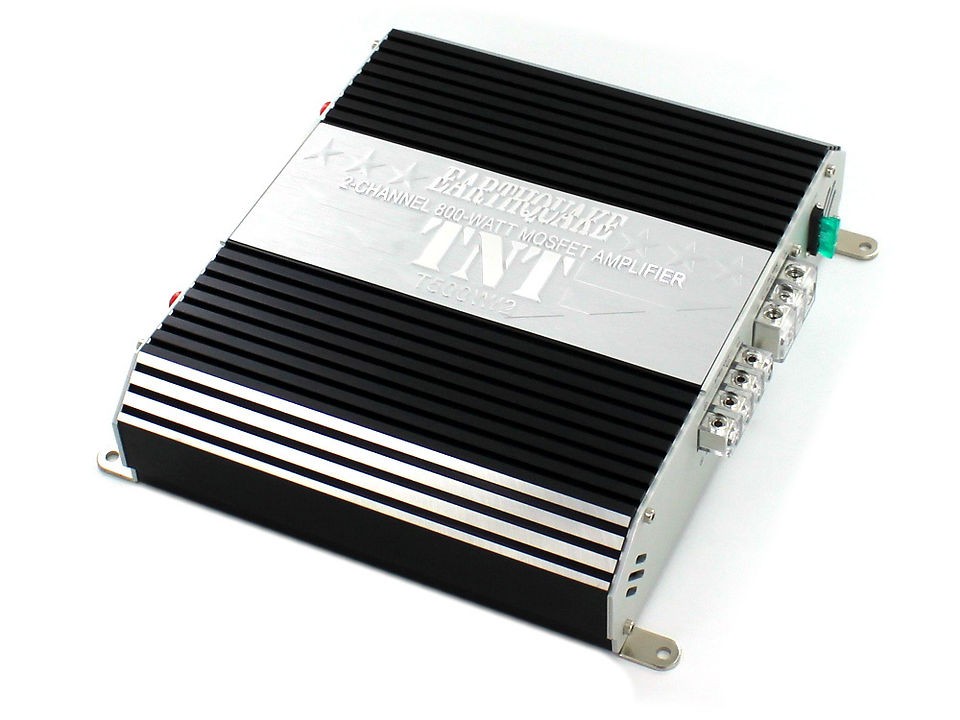 EARTHQUAKE T500W/2 TNT MODEL 2 CHANNEL 800W CLASS A/B AMPLIFIER