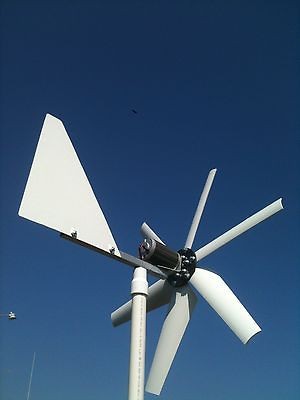 WIND power GENERATOR TURBINE WINDMILL pvc BLADES(new WORKHORSE 250)