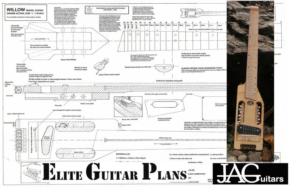 electric guitar plans