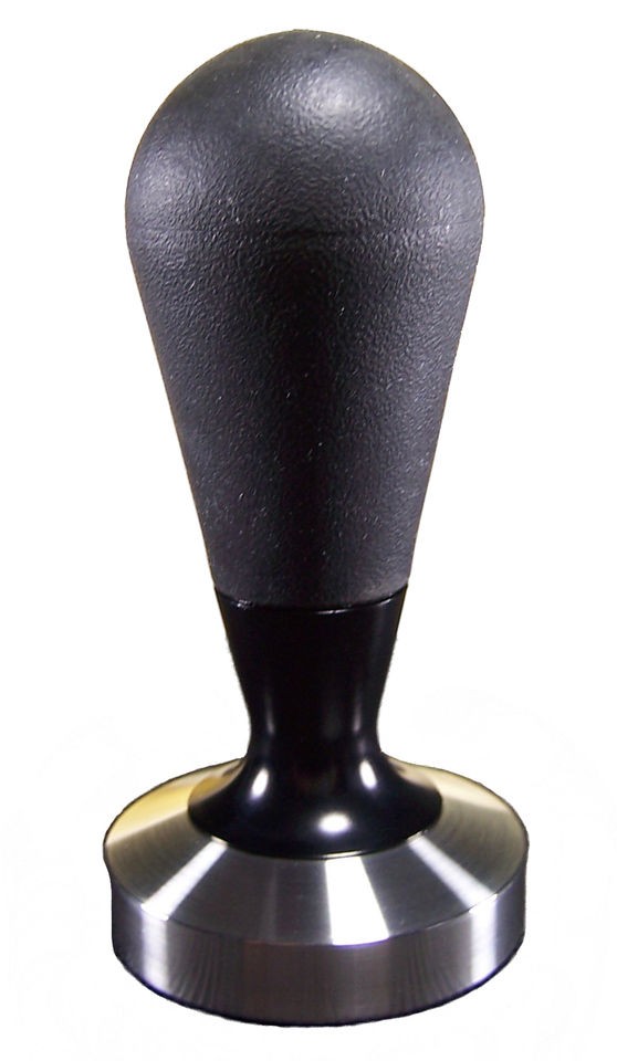 Tall Warm Cushion grip Oval Tapered Coffee Tamper