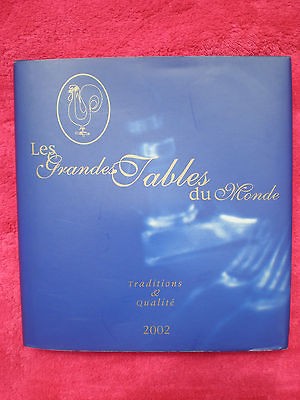French English Book GUIDE World best table 2002 Restaurant Hotel Chef 