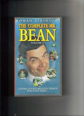 THE COMPLETE MR. BEAN VOLUME 2   ROWAN ATKINSON   VIDEO VHS (U)