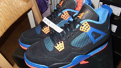   AIR JORDAN RETRO 4 IV CAVS US 13 UK 12 47.5 +RECEIPT black blue orange