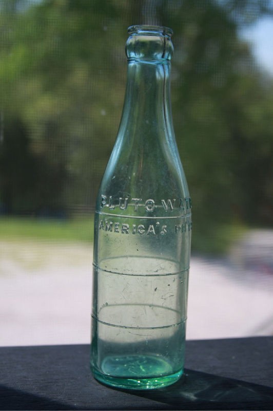 Pluto Water Soda Mineral Water Bottle French lick In
