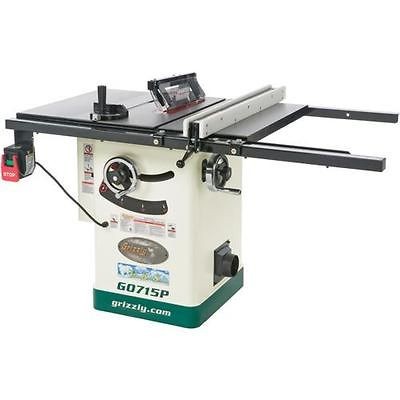 G0715P 10 Hybrid Table Saw w/ Riving Knife, Polar Bear