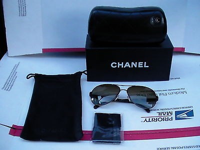 Authentic CHANEL 4179 SUNGLASSES COLOR 417/T5 SIZE 57 14 polarized