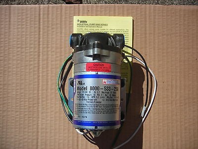 Shurflo Pump 8000 533 250, 115volts, No switch, Viton Valves, 1.48 GPM