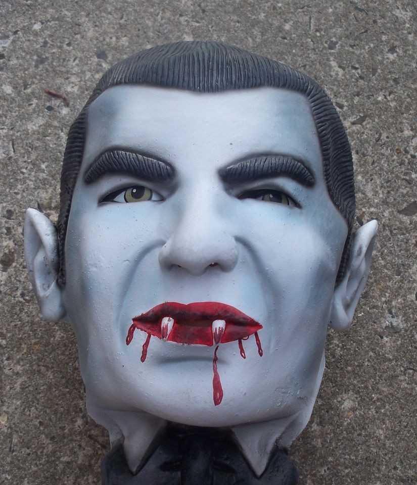 VAMPIRE RUBBER MASK, DRACULA , HALLOWEEN MASK, CHILD