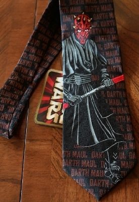 STAR WARS George Lucas Films Sci Fi Movie DARTH MAUL Mens NECKTIE TIE 