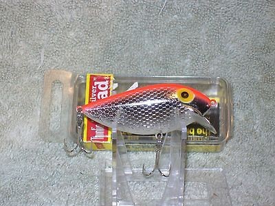 VINTAGE STORM THIN FIN SINKER SILVER SHAD CRANKBAIT FISHING LURE,W/BOX 