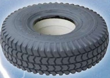 GREY BLOCK 260 x 85 OR 3.00 4 SOLID FOAM FILLED MOBILITY SCOOTER TYRE 