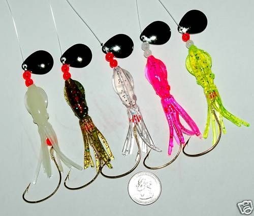 THE BEST FLUKE FLOUNDER B2 SQUID RIGS LURES MUSTAD