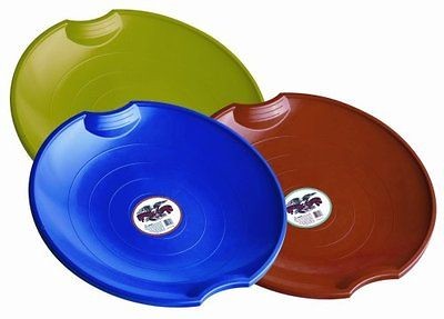 Paricon Flying Saucer Sled 3 Pack Snow Saucers Great Fun Smooth Bottom 