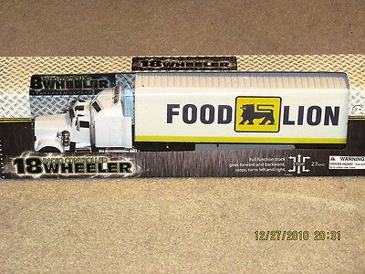 FOOD LION 18 WHEELER RADIO CONTROLLED BIG RIG TRUCK NEW