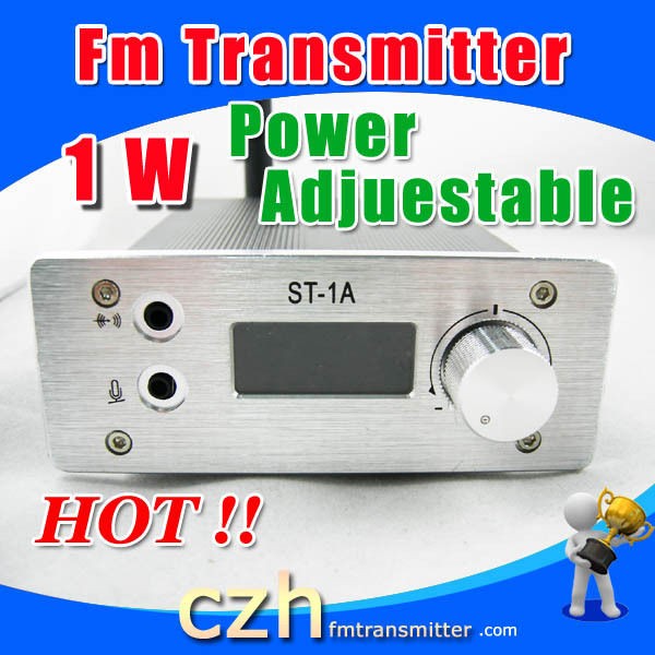 czh 1W fm transmitter broadcast radio station antenna KIT st 1a