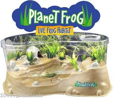 Planet Frog by Uncle Milton Live Tadpole Pond Enviroment Habitat Watch 