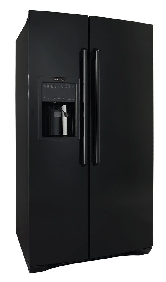   Black EI26SS30JB 25.95 cu. ft. Side by Side Refrigerator Brand New