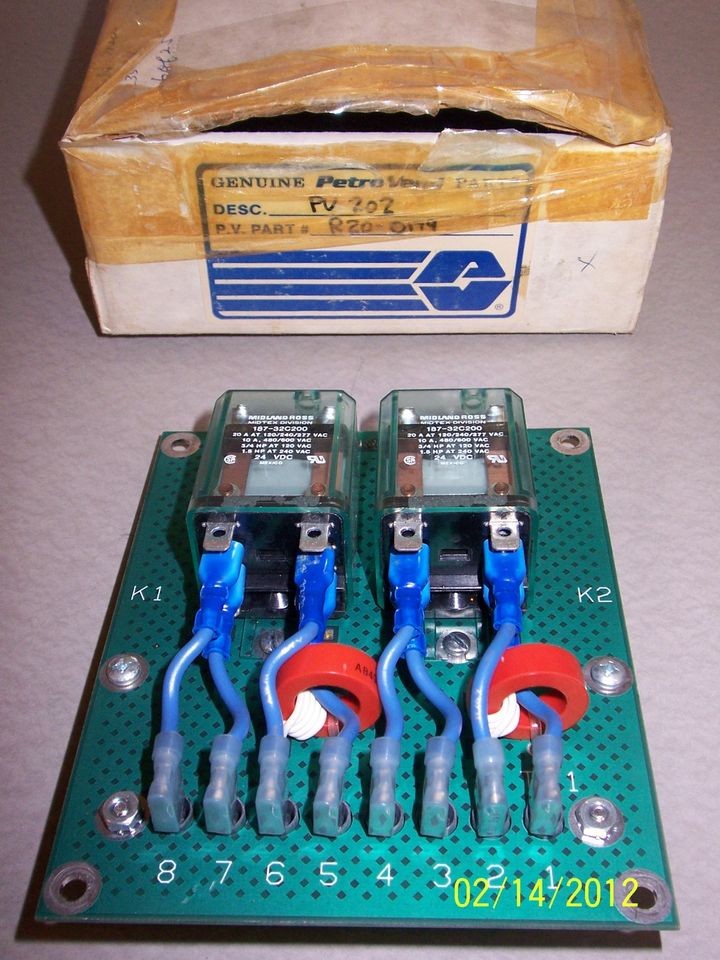 NEW GILBARCO MARCONI PV202 R20 0179 PUMP RELAY BOARD