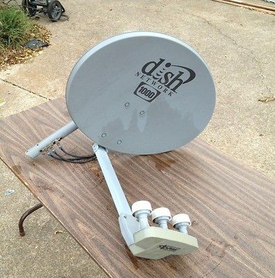 DISH NETWORK DishNetwork 1000 SATELLITE DISH ANTENNA ASSEMBLY LNBF 