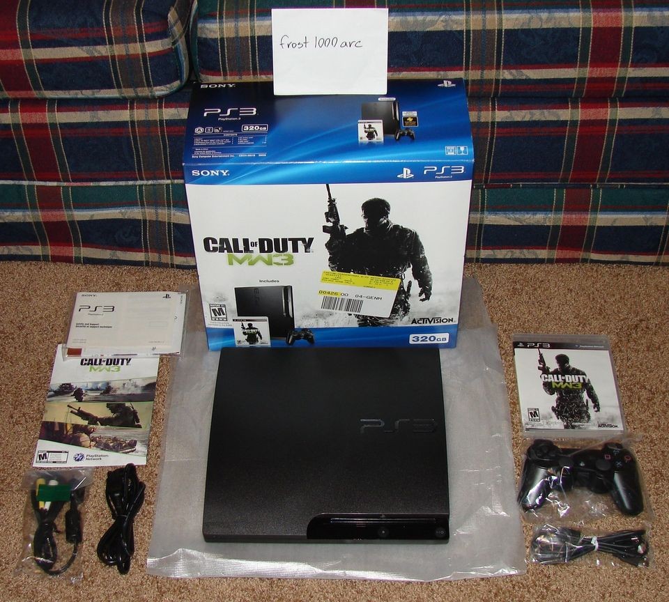 Sony PlayStation 3 Slim Call of Duty Modern Warfare 3 Limited Edition 