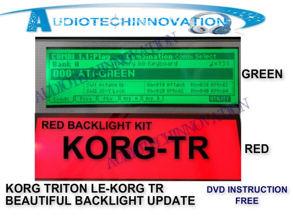 KORG TRITON LE KORG TR BACKLIGHT UPDATE NEW