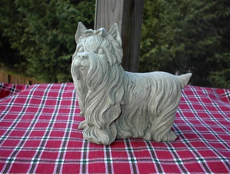 concrete dog statues in Collectibles