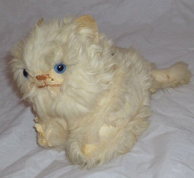 vintage stuffed cat