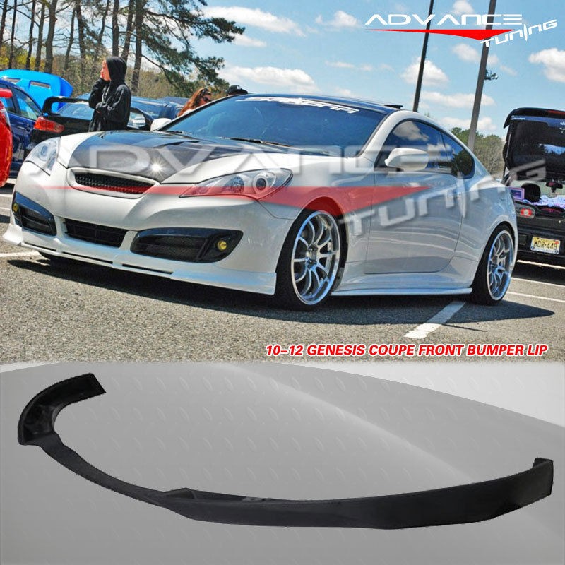   GENESIS COUPE TYPE C FRONT BUMPER LIP SPOILER PU (Fits Genesis Coupe