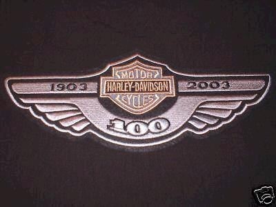 HARLEY DAVIDSON 100TH ANNIVERSARY GOLD WING PATCH