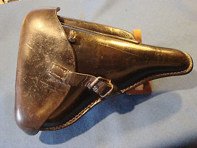 GERMAN WW2 ORIGINAL 1942 LUGER HOLSTER NICE