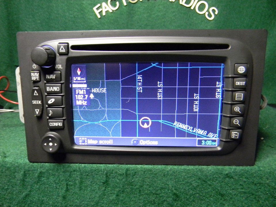 GM CHEVY CADILLAC NAVIGATION DVD RADIO 15204335 LUX 30 days Warranty