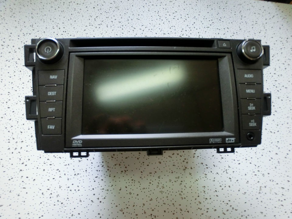 2007 2008 cadillac srx radio, navigation, 6cd changer, cd player