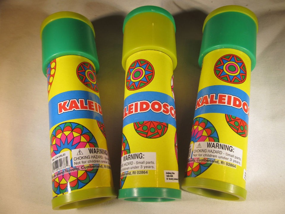 Set of 3 Colorful Kaleidoscope Kids Toy Novelty