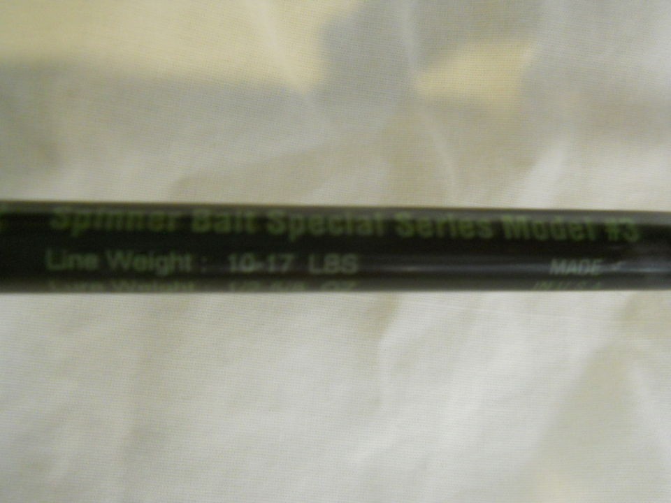 Castaway Graphite Rods SB3, Spinnerbait Special Rod. 62 Made in USA 