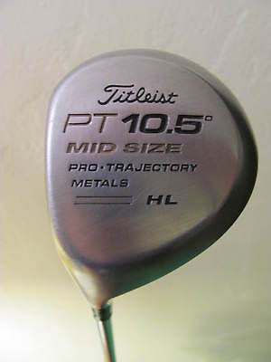 35 Titleist PT 10.5 Degree Mid Size HL Driver. Junior Length Steel 