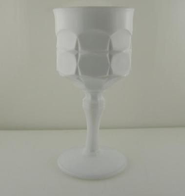 Vintage White Milk Glass Goblet