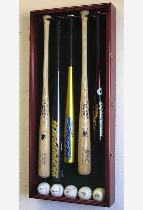 BASEBALL BATTING GLOVE WALL MOUNT DISPLAY CASE HOLDER