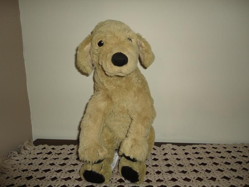 Ikea Sweden Gosig Golden Labrador Puppy Dog 15 inch All Tags