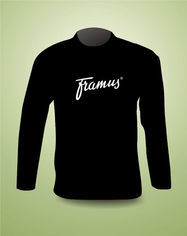 FRAMUS guitar bass LONG SLEEVE T Shirt FREEPOST