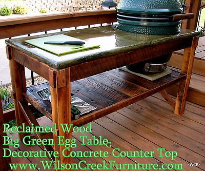 Big Green Egg Table Extra Large Big Green Egg