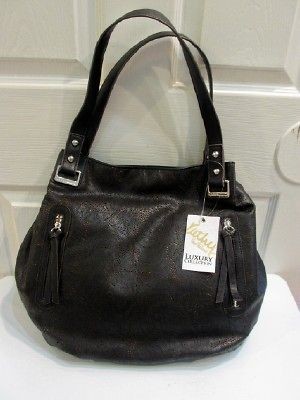 NWT Kathy Van Zeeland Perfection II Shopper LARGE HOBO HANDBAG Purse 